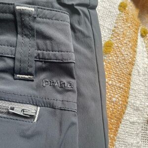 Prana Gray Straight Athletic Leg Pants